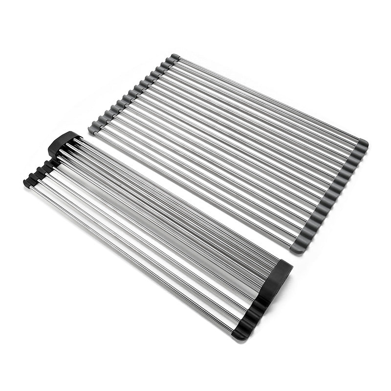 Steel Roll-Up Dish Drying Rack