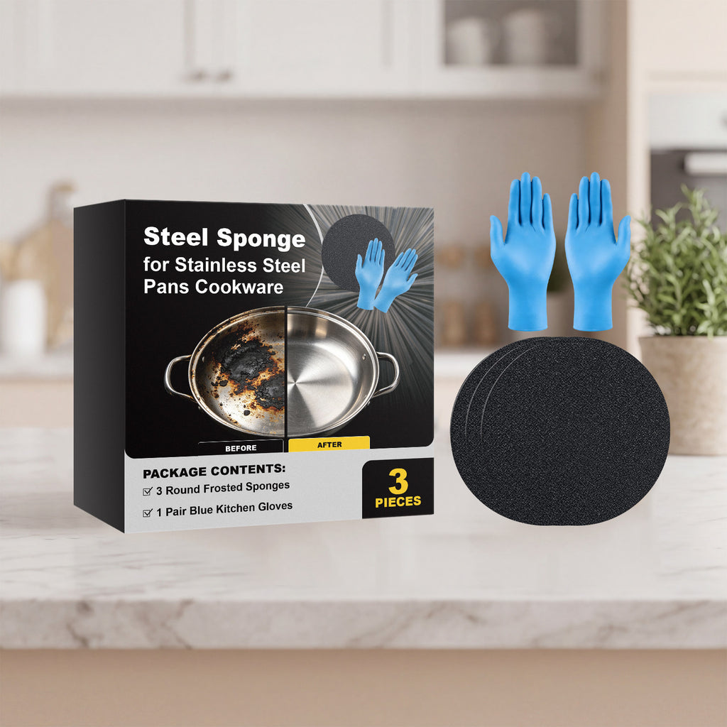 Cookware Scrub Sponges with Gloves