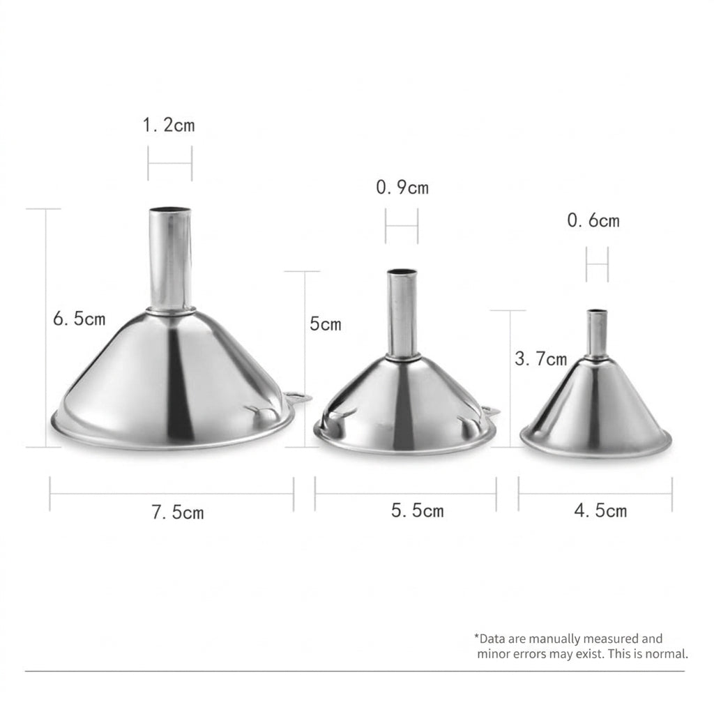 Stainless Steel Kitchen Funnel Set