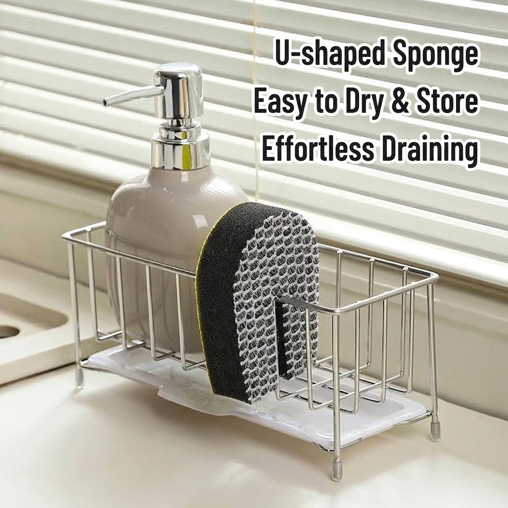 U-Shaped Kitchen Cleaning Sponges, Multi-Pack