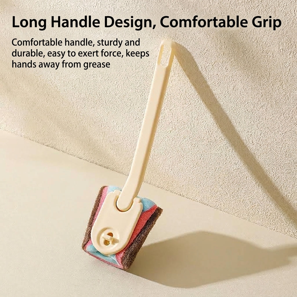 Dish Brush with Replaceable Sponge Head