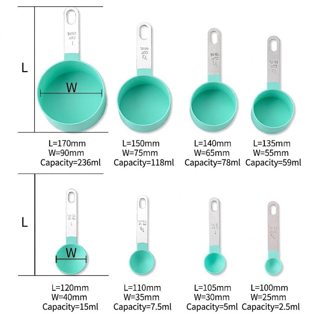 Stainless Steel Measuring Spoons Set