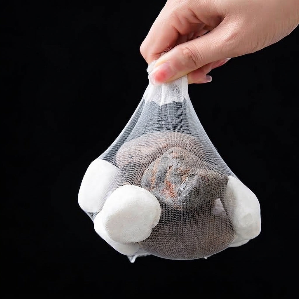 Disposable Kitchen Mesh Drain Bags, 100-Pack