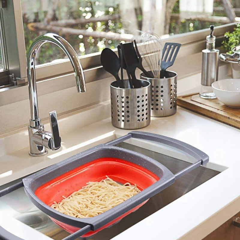 Collapsible Over-Sink Colander