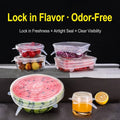 Reusable Silicone Stretch Food Covers, 12-Piece Set
