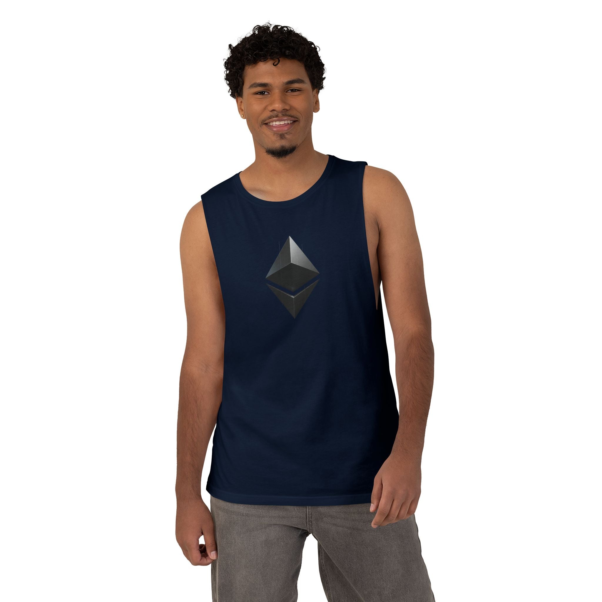 Ethereum Symbol Tank Top — Crypto Logo Sleeveless Shirt