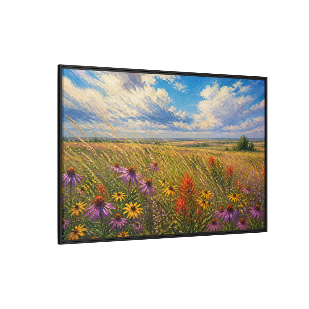 Prairie Bloom Canvas Wall Art Print Ready to Hang