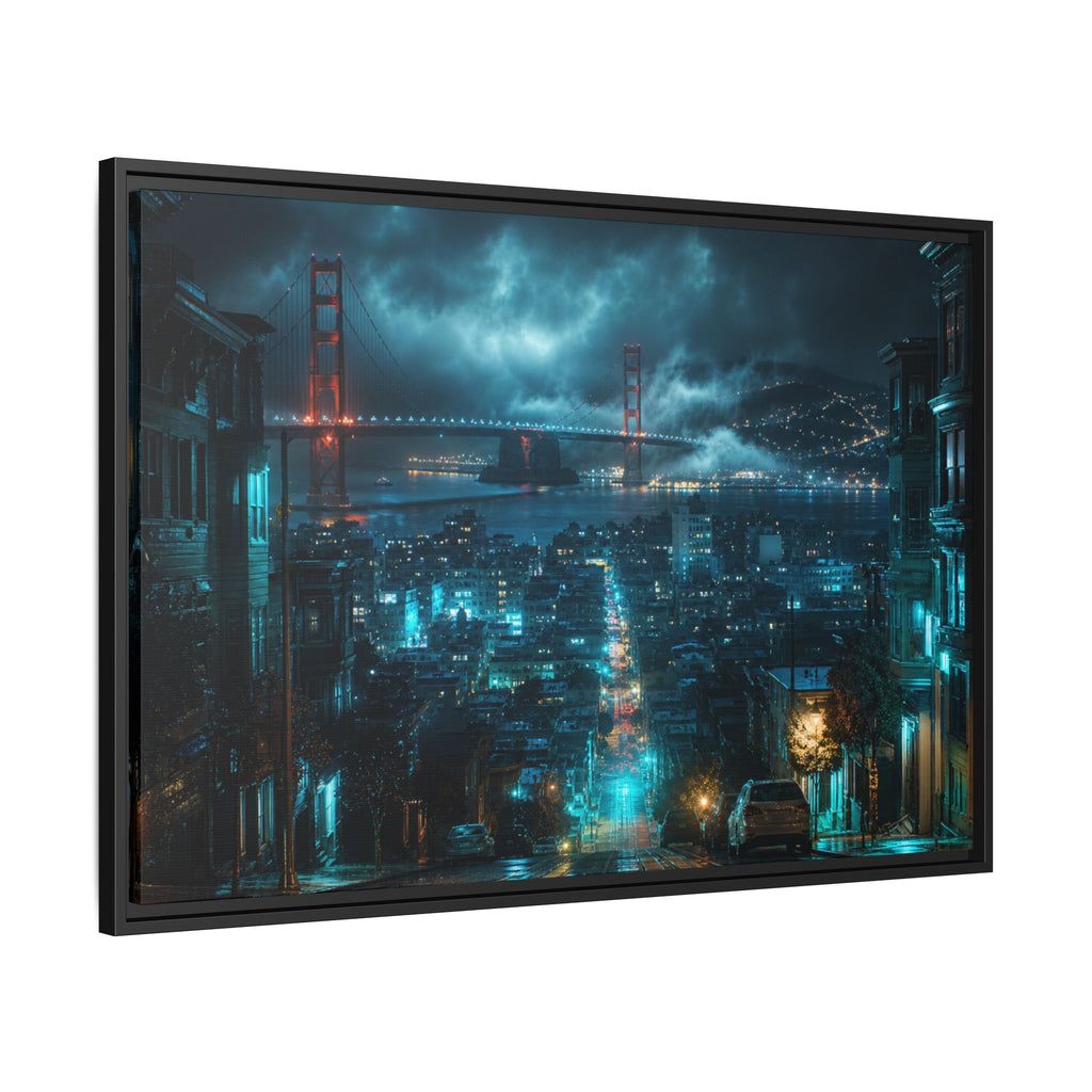 San Francisco Night Canvas Wall Art Print Ready to Hang