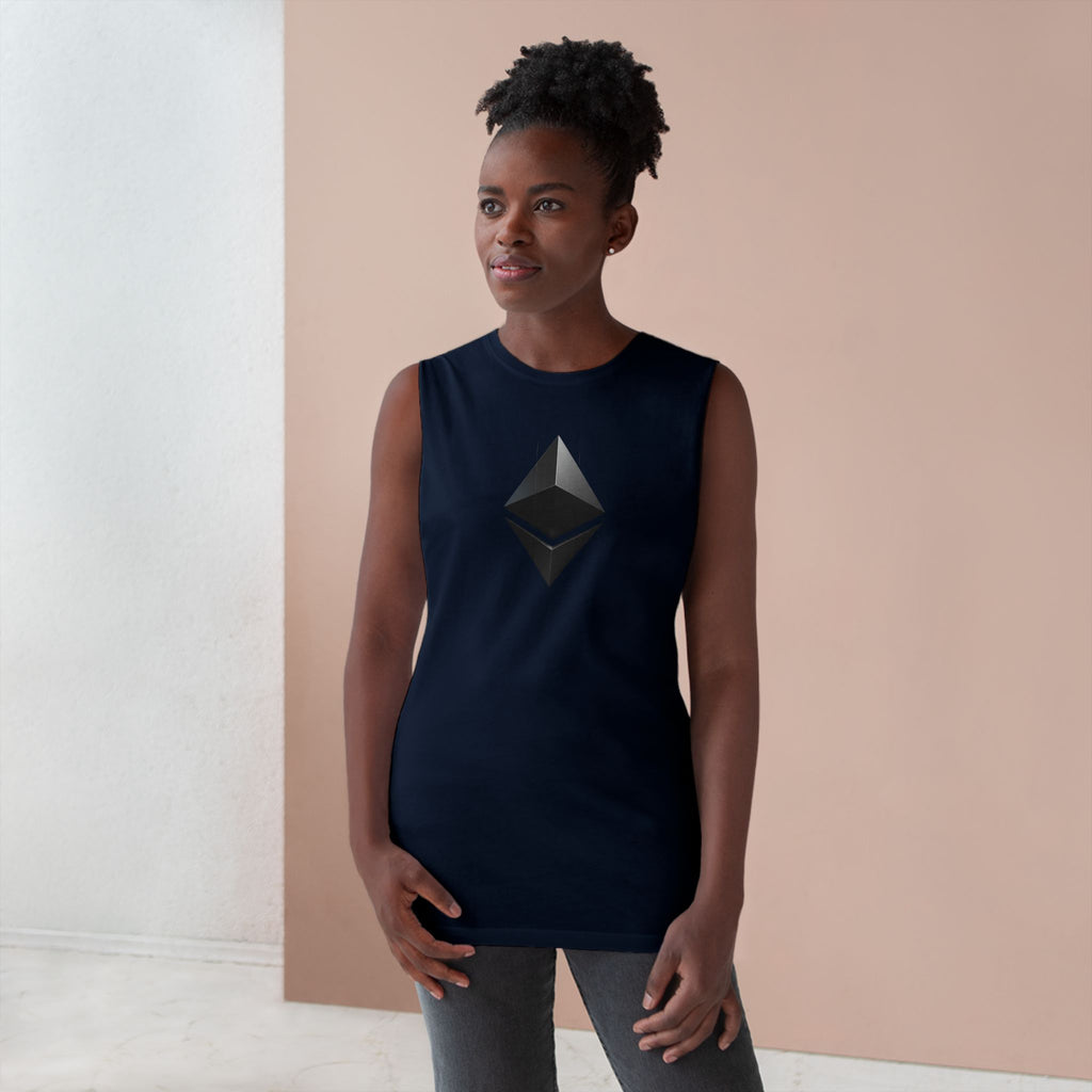 Ethereum Symbol Tank Top — Crypto Logo Sleeveless Shirt