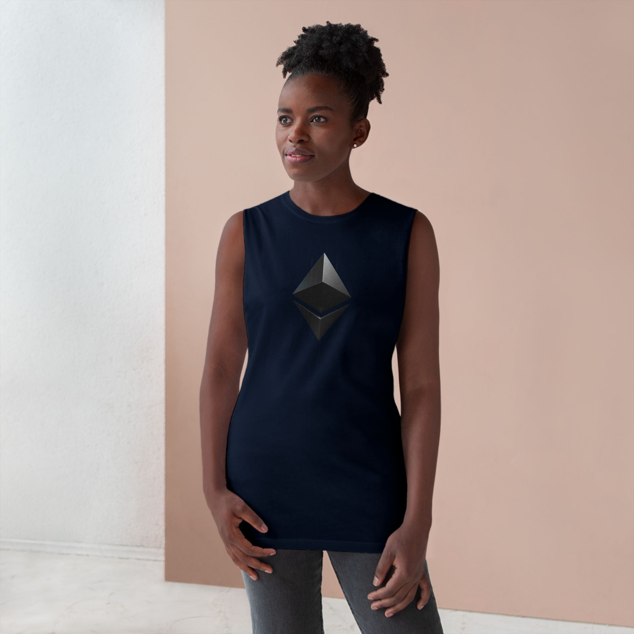 Ethereum Symbol Tank Top — Crypto Logo Sleeveless Shirt