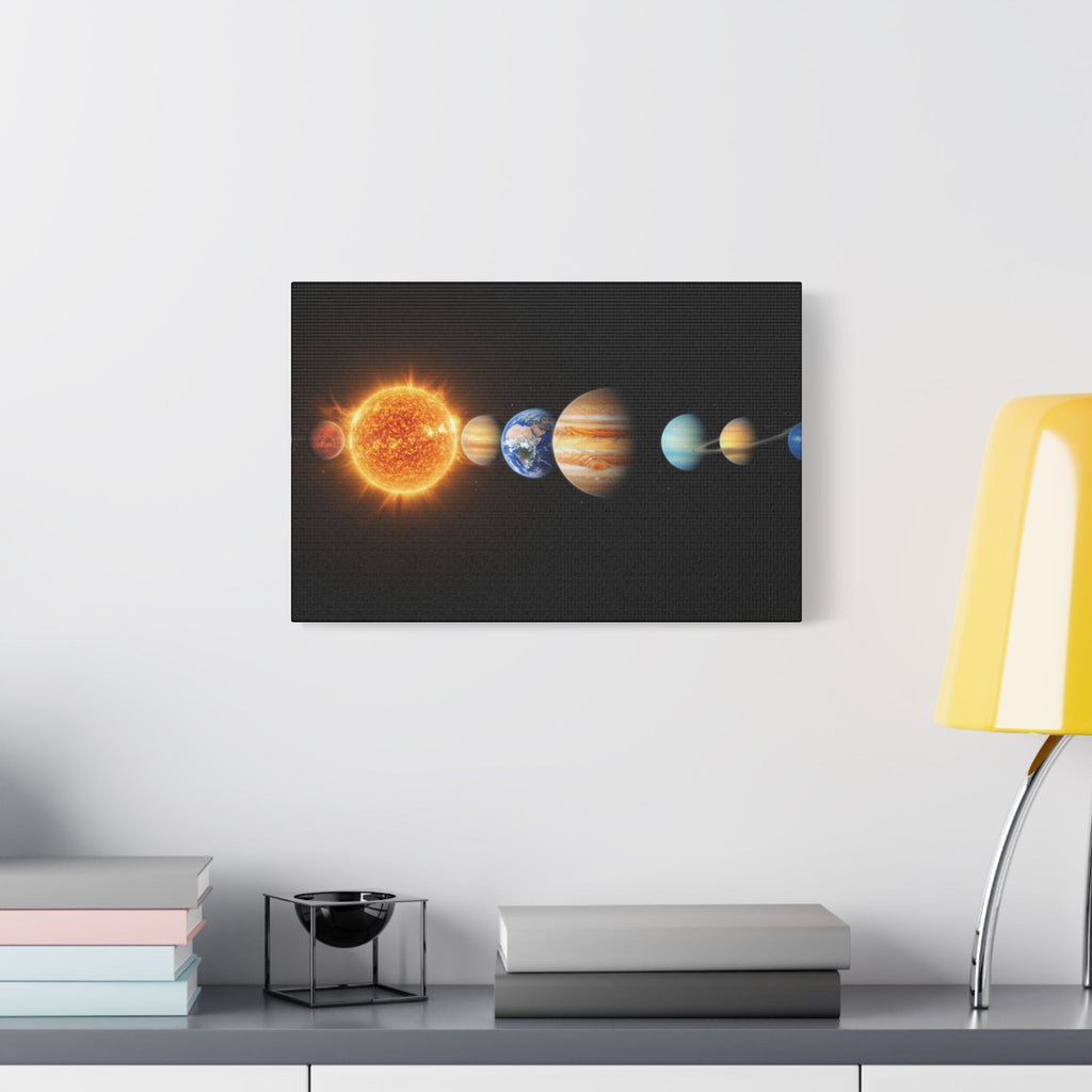Solar System Stunning Canvas Print — Jaw-Dropping Space Wall Art