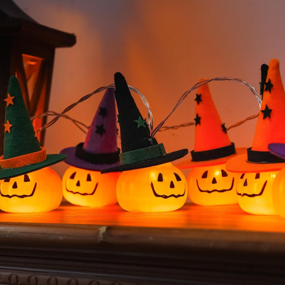 Halloween String Lights, 4.9FT 10 LED Halloween Fairy Light Decor
