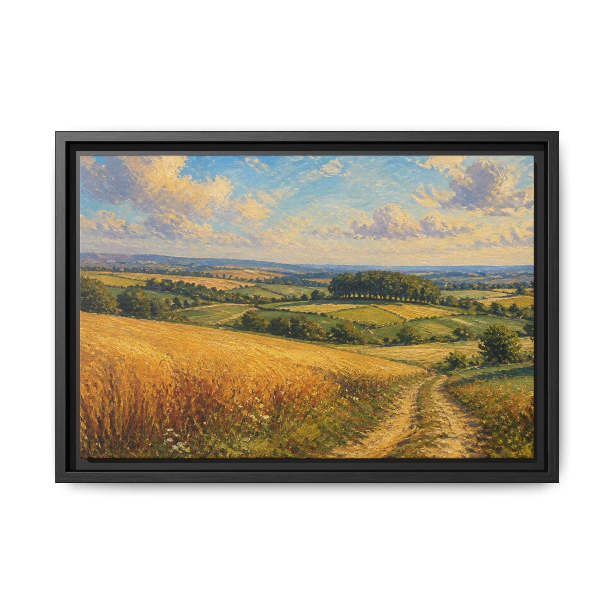 Rolling Countryside Canvas Wall Art Print Ready to Hang