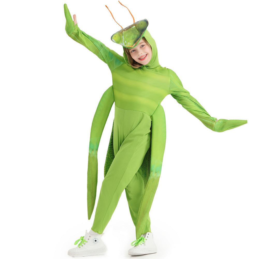 Funny Halloween Kids Animal Role Play Cosplay Costume Mantis Costume