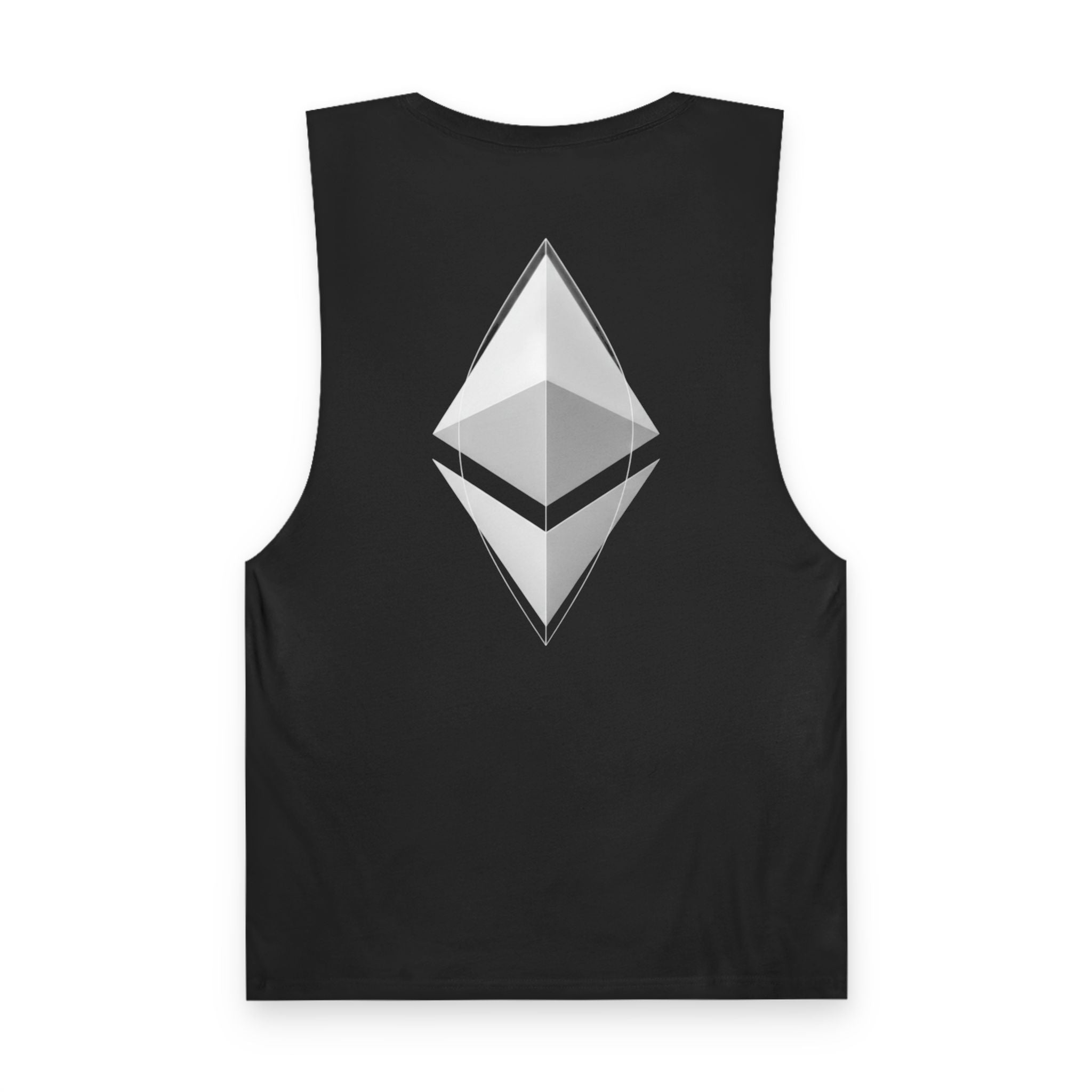 Ethereum Symbol Tank Top — Crypto Minimalist Sleeveless Shirt