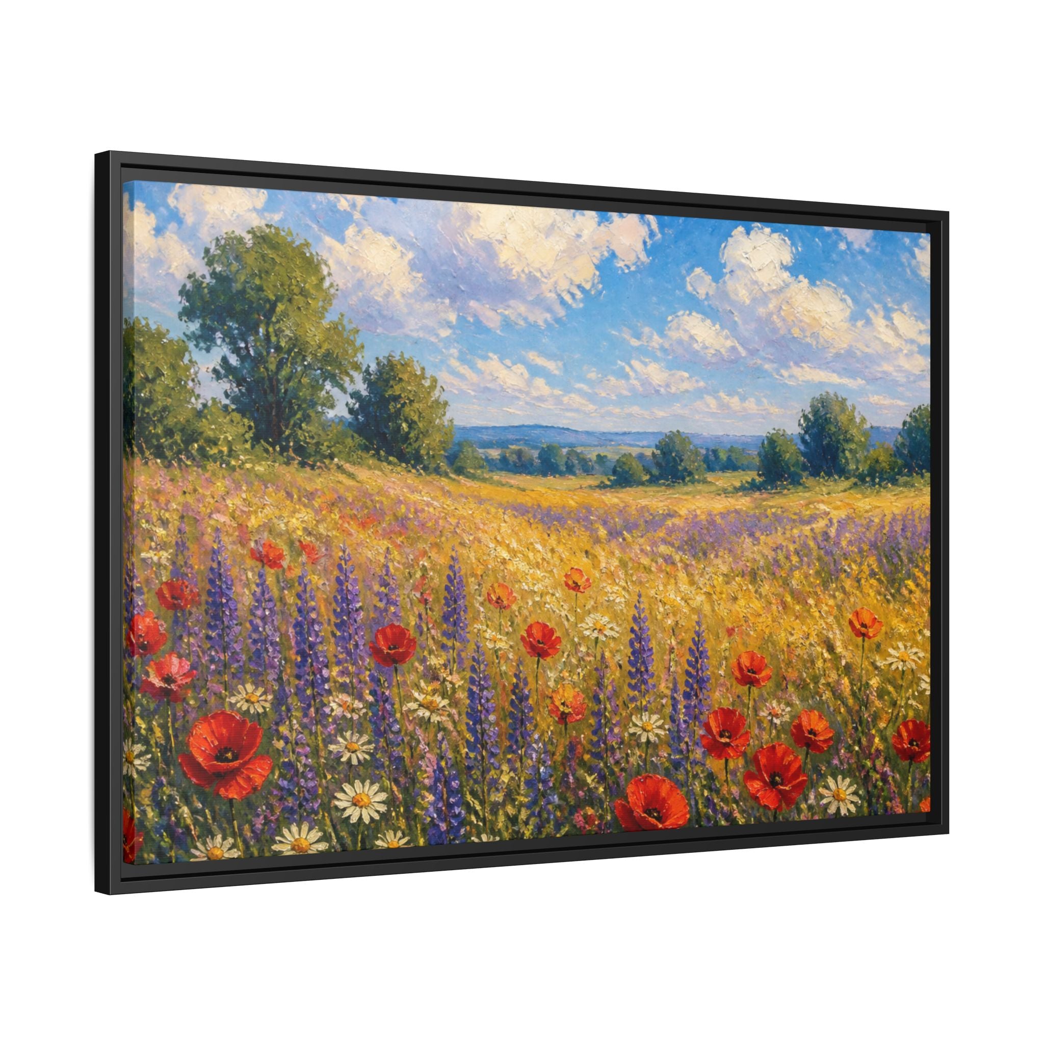 Wildflower Meadow Canvas Wall Art Print Ready to Hang