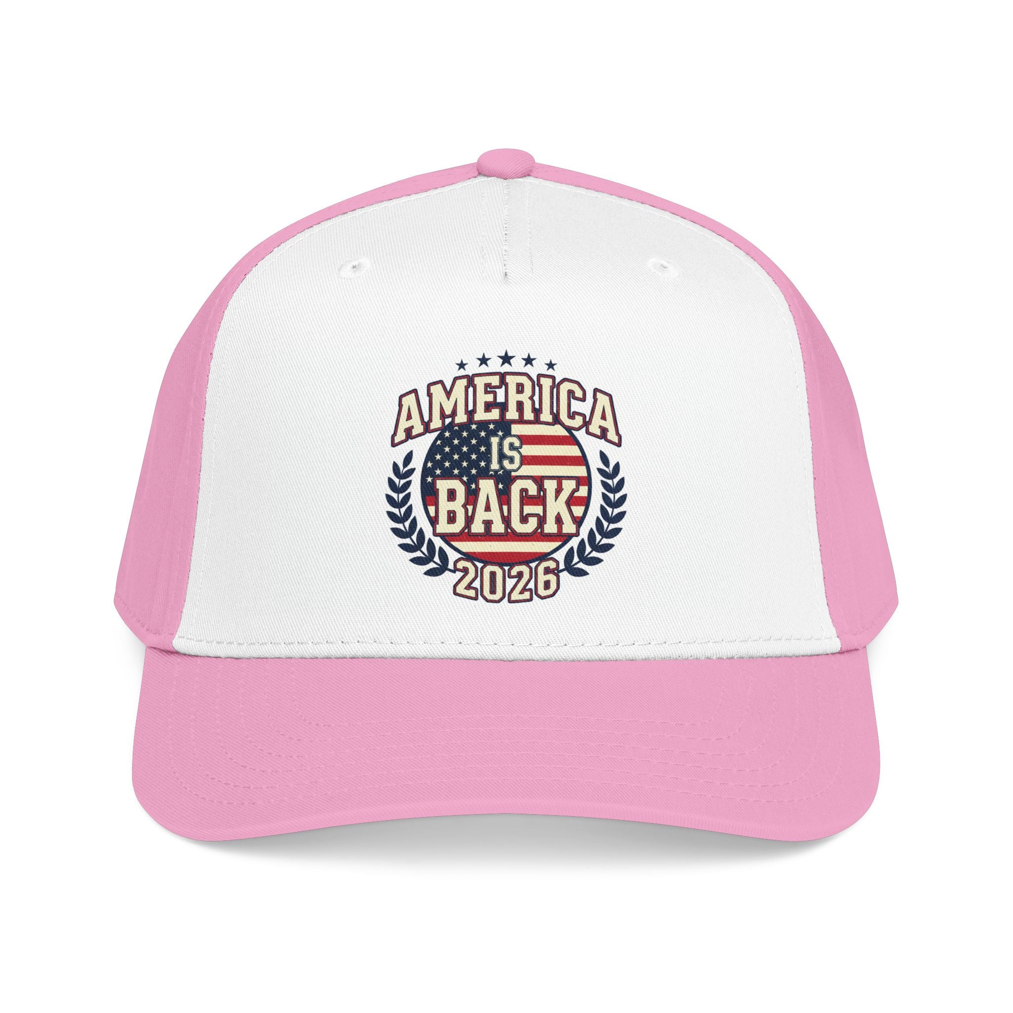 America Is Back 2026 Baseball Cap — Patriotic USA Election Trucker Hat