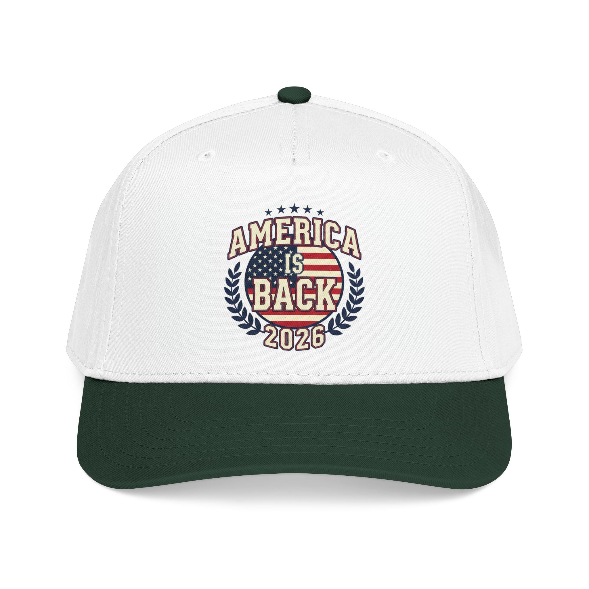 America Is Back 2026 Baseball Cap — Patriotic USA Election Trucker Hat