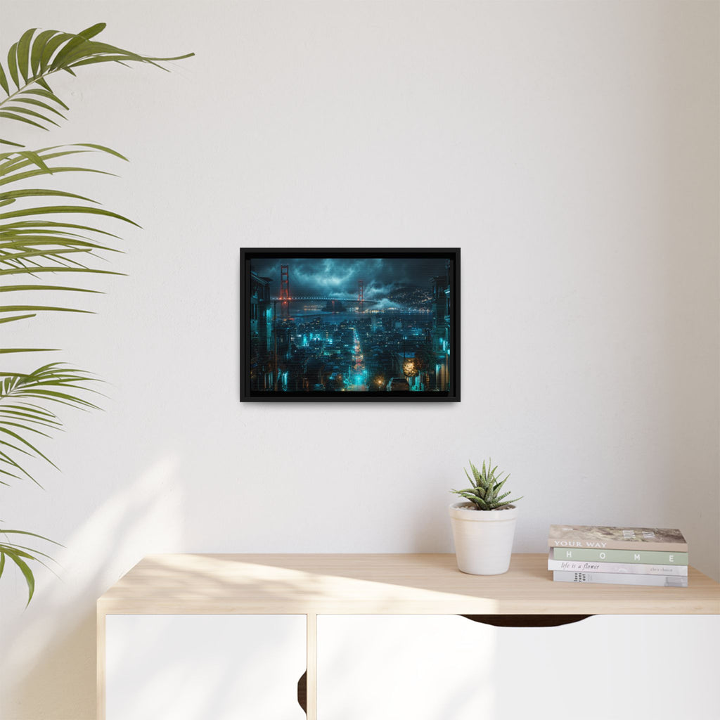 San Francisco Night Canvas Wall Art Print Ready to Hang