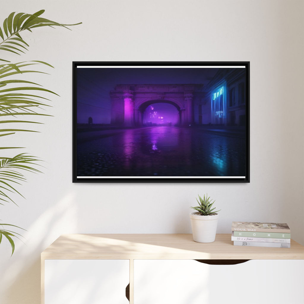Rome Night Canvas Wall Art Print Ready to Hang
