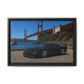 Ferrari F40 1987 At Golden Gate — Stunning Framed Matte Canvas Wall Art