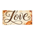 Autumn Pumpkin Love Kitchen Tea Towel Fall Dish Towel Halloween Thanksgiving Gift