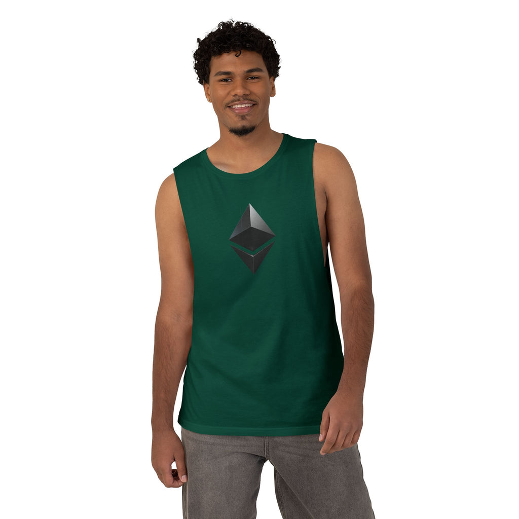 Ethereum Symbol Tank Top — Crypto Logo Sleeveless Shirt
