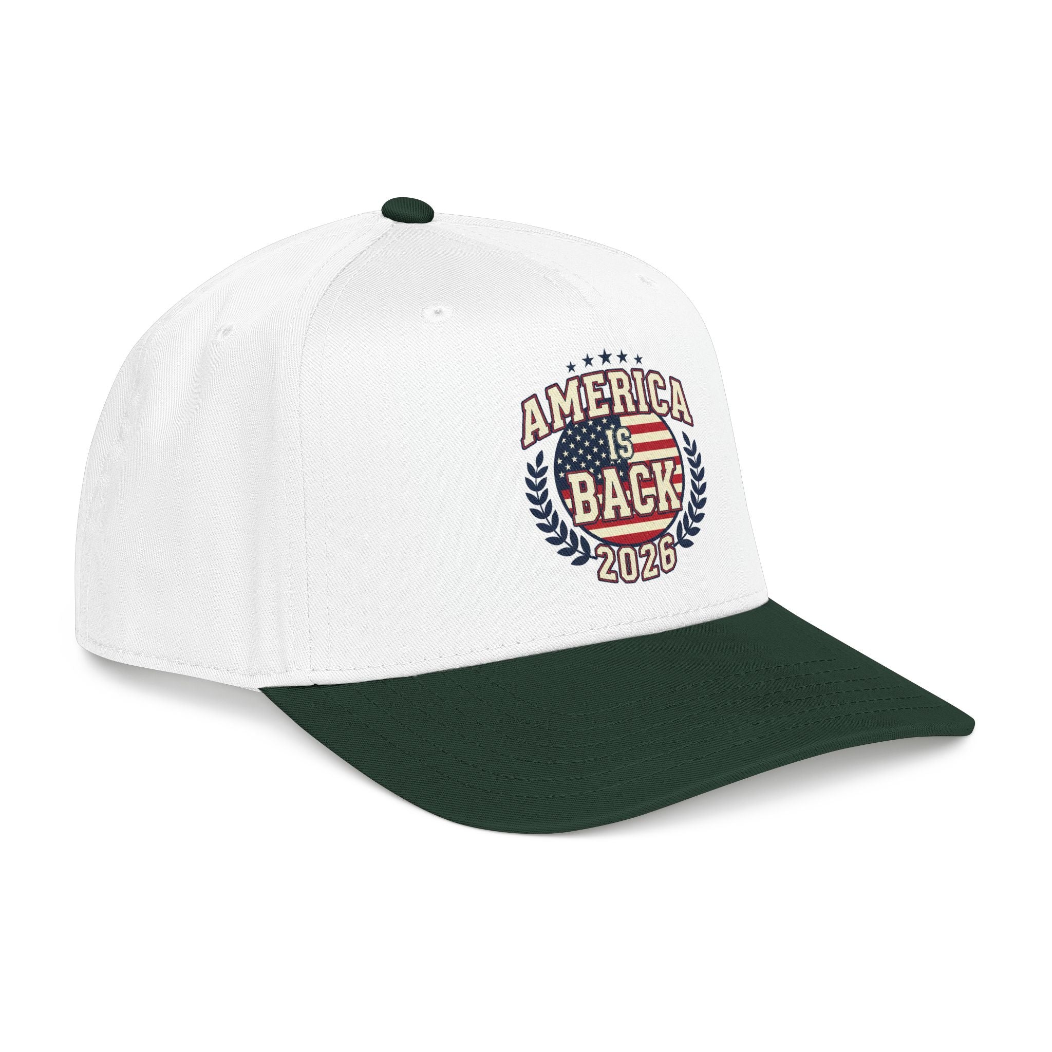 America Is Back 2026 Baseball Cap — Patriotic USA Election Trucker Hat