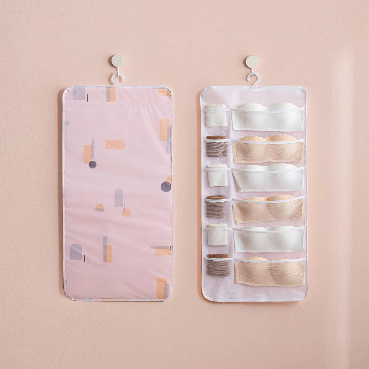 Underwear Storage Hanging Bag Wardrobe Storage Rack Bag Organizer Storage Bag Wall Mounting Underwear Bra Storage