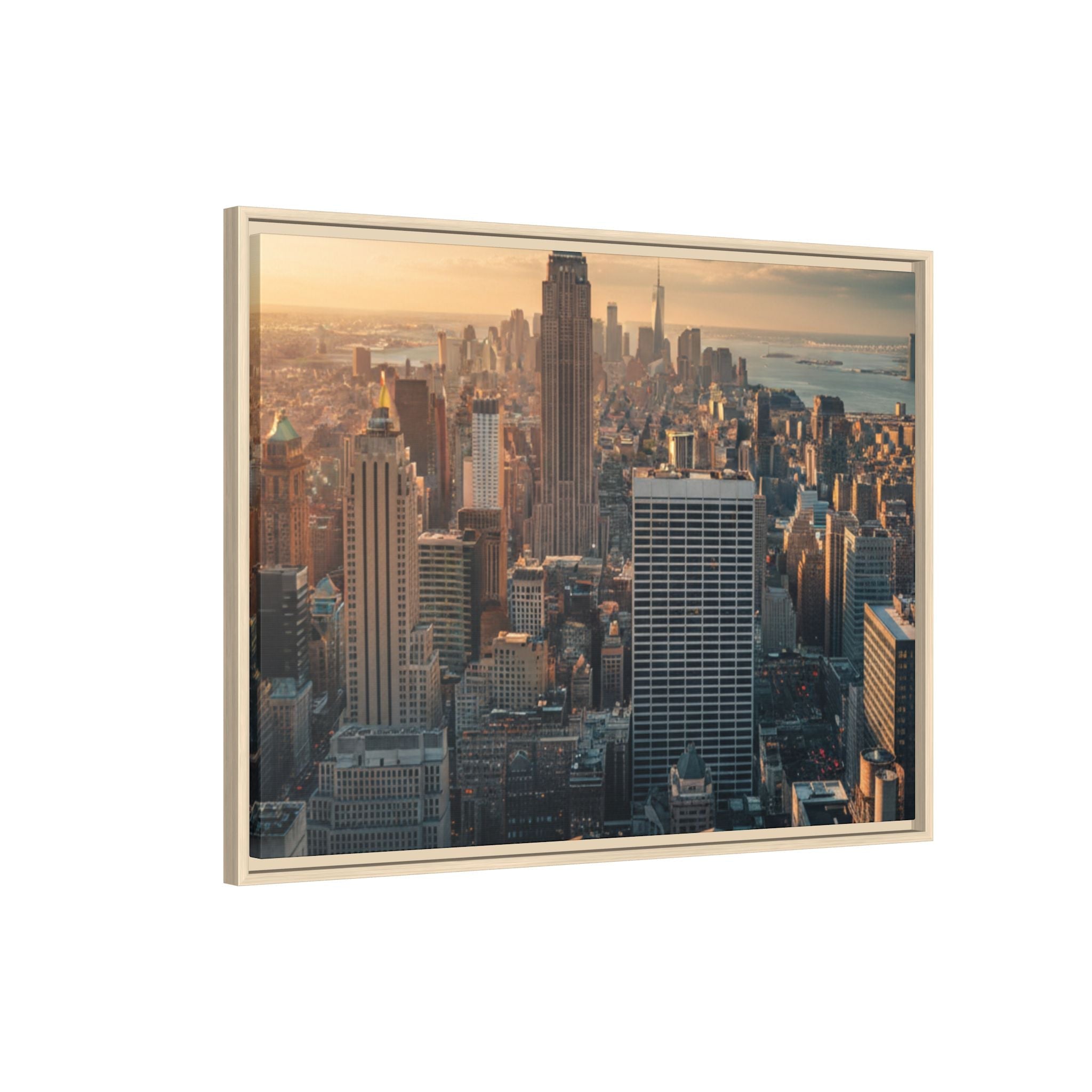 New York City Skyline at Sunset - Framed Art