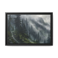 Cascades Fog Forest Canvas Wall Art Print Ready to Hang