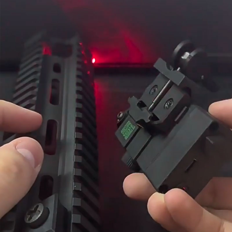 MINI-A2 PEQ15 Laser & Tactical Light - 20MM Picatinny Rail Mount, Red/Green.