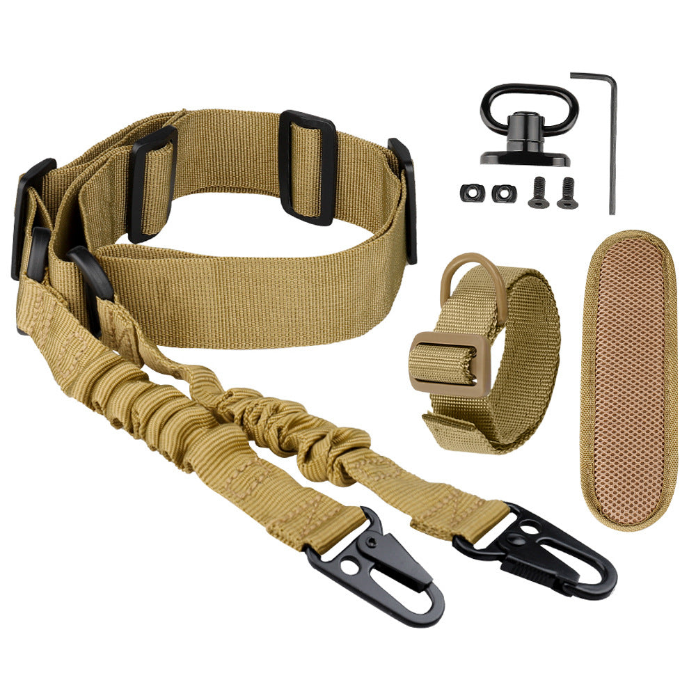 Ordinary Double Point Rope Suit CS Nylon Tactical Strap Cross Body Nylon Tactical