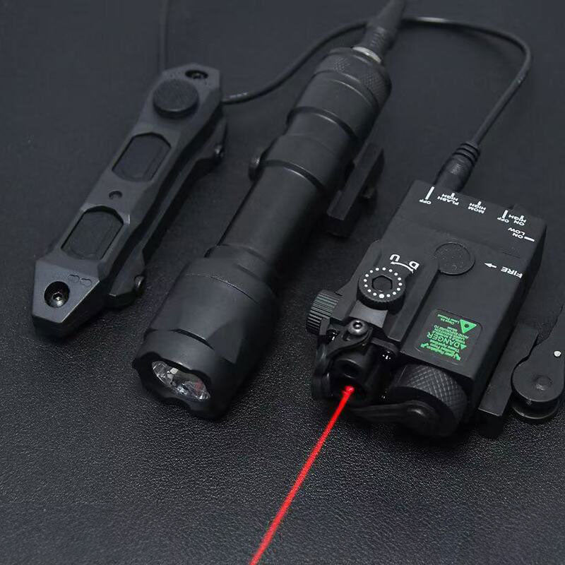 MINI-A2 PEQ15 Laser & Tactical Light - 20MM Picatinny Rail Mount, Red/Green.