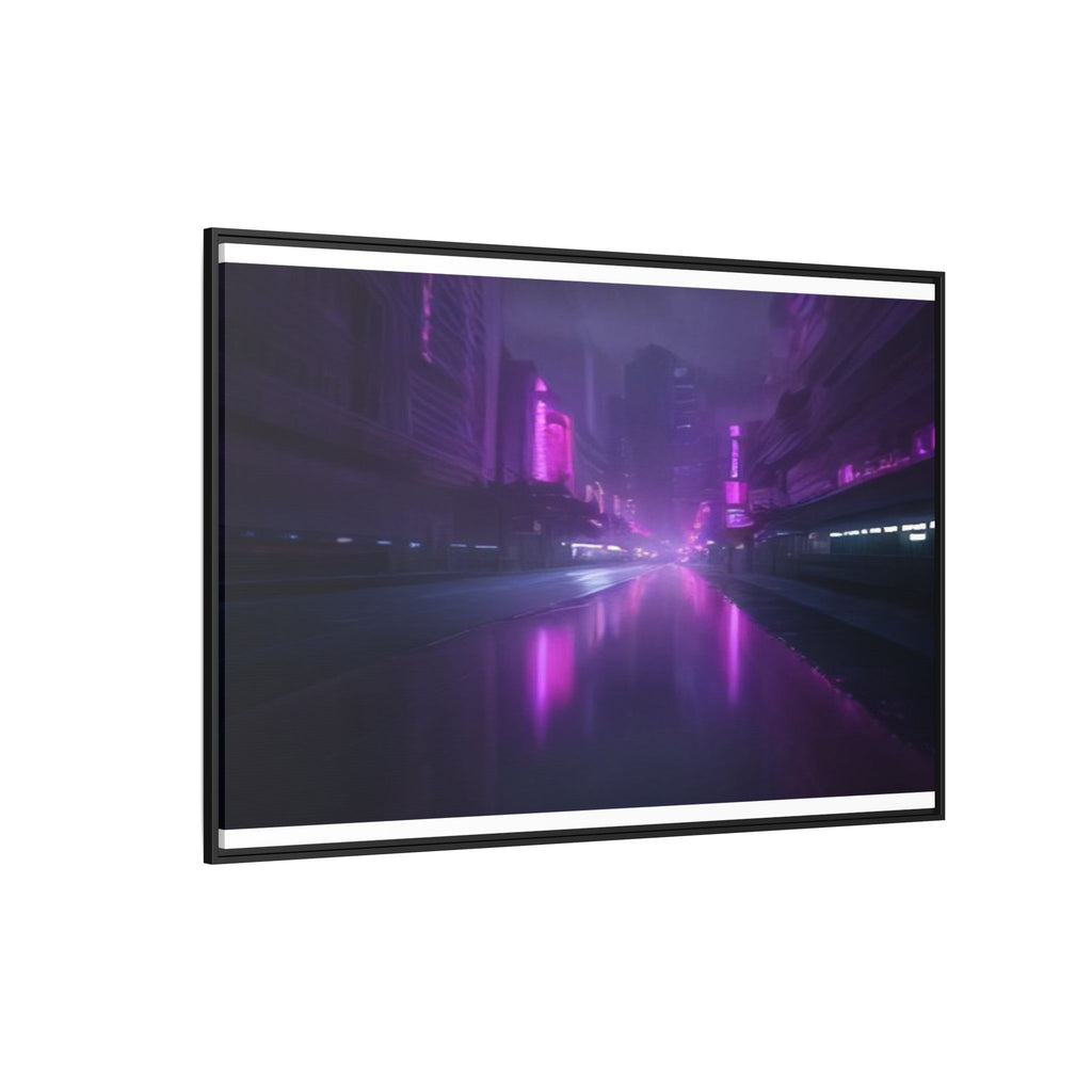 Las Vegas Neon Night Canvas Wall Art Print Ready to Hang