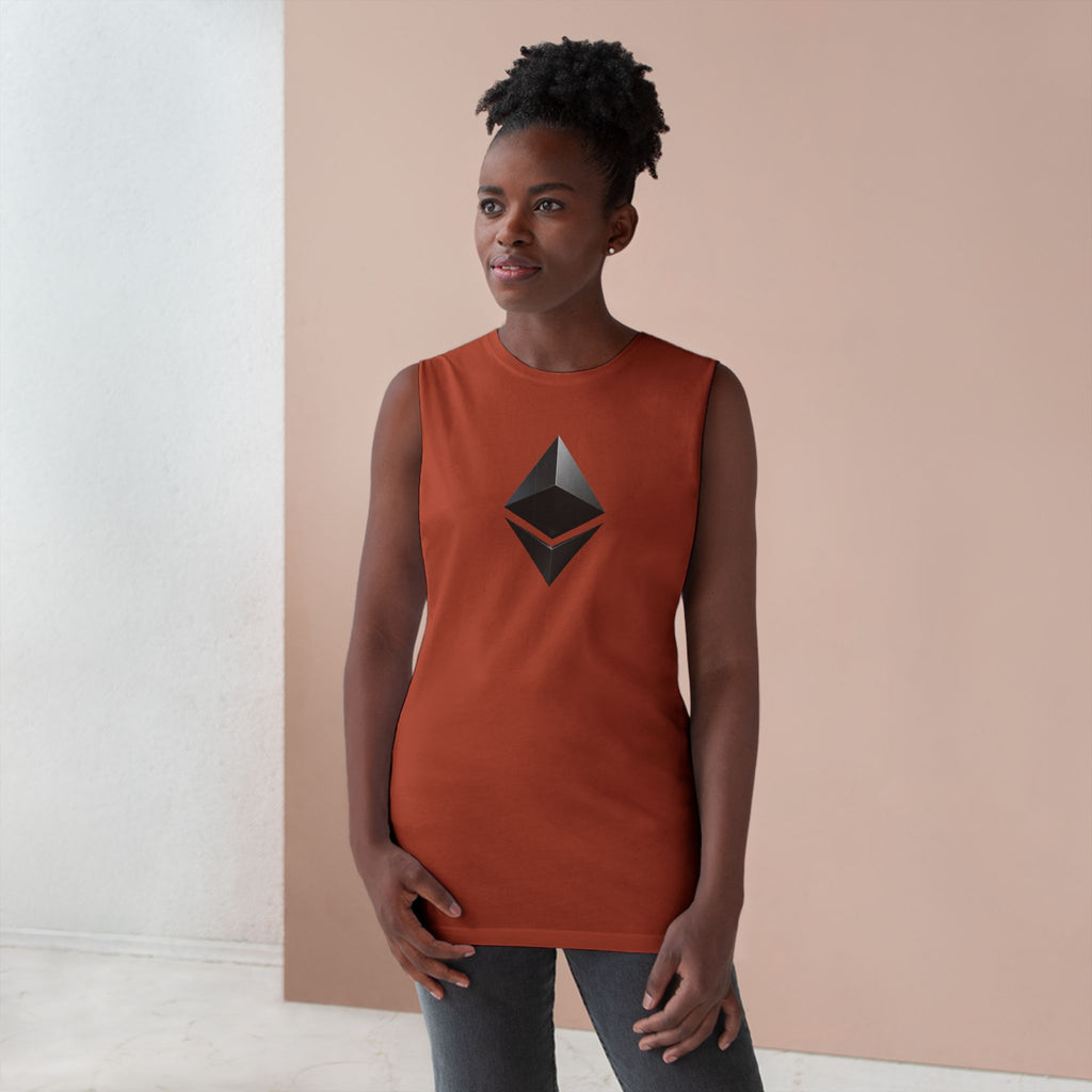 Ethereum Symbol Tank Top — Crypto Logo Sleeveless Shirt