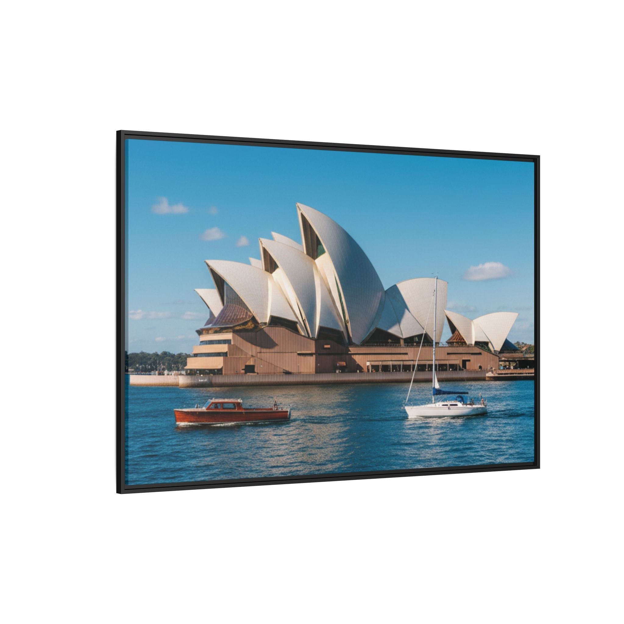 Australia Sydney Opera House Framed Canvas Print — Beautiful Picture