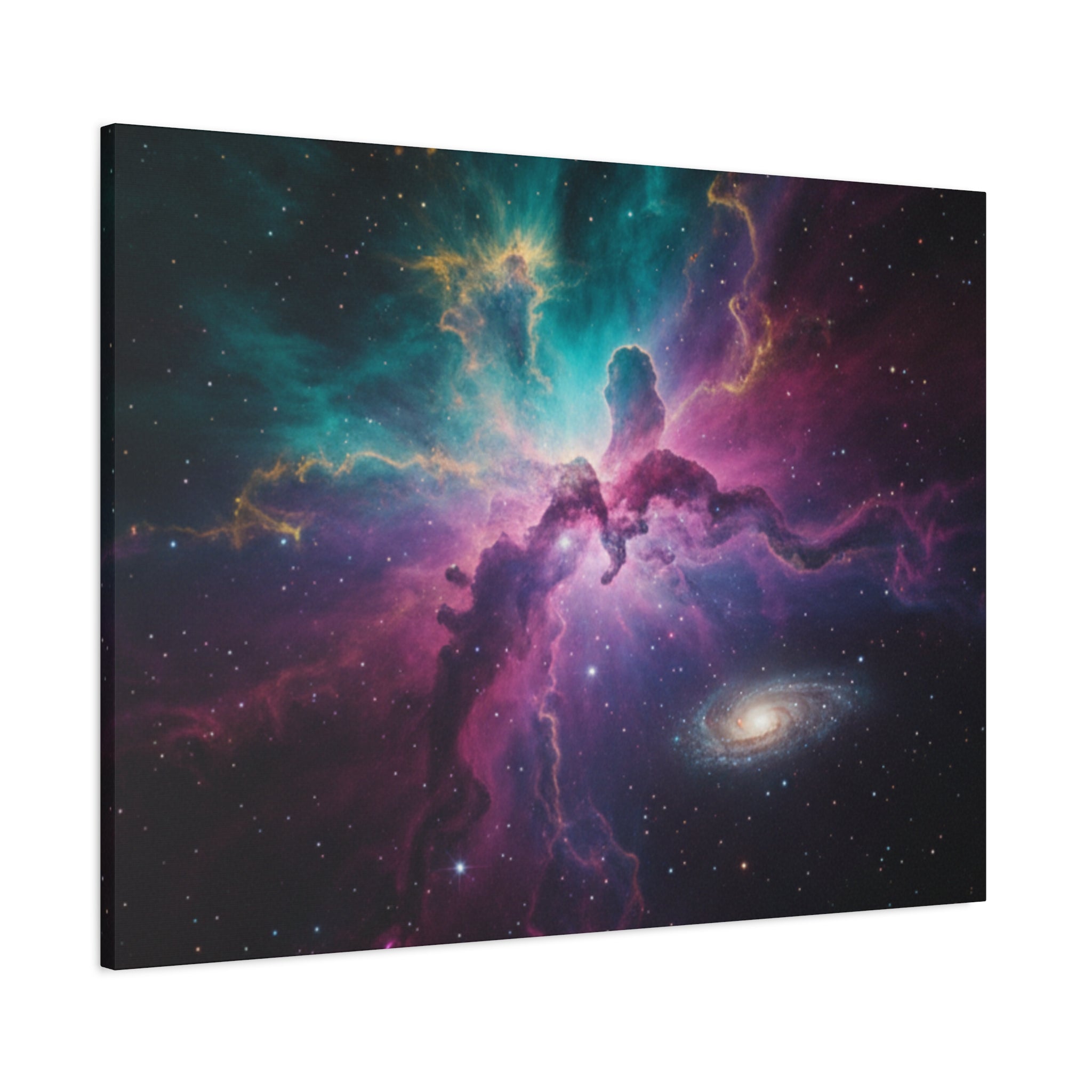Galaxy Nebula Universe Print — Stretched Space Wall Art (1.25" Depth)