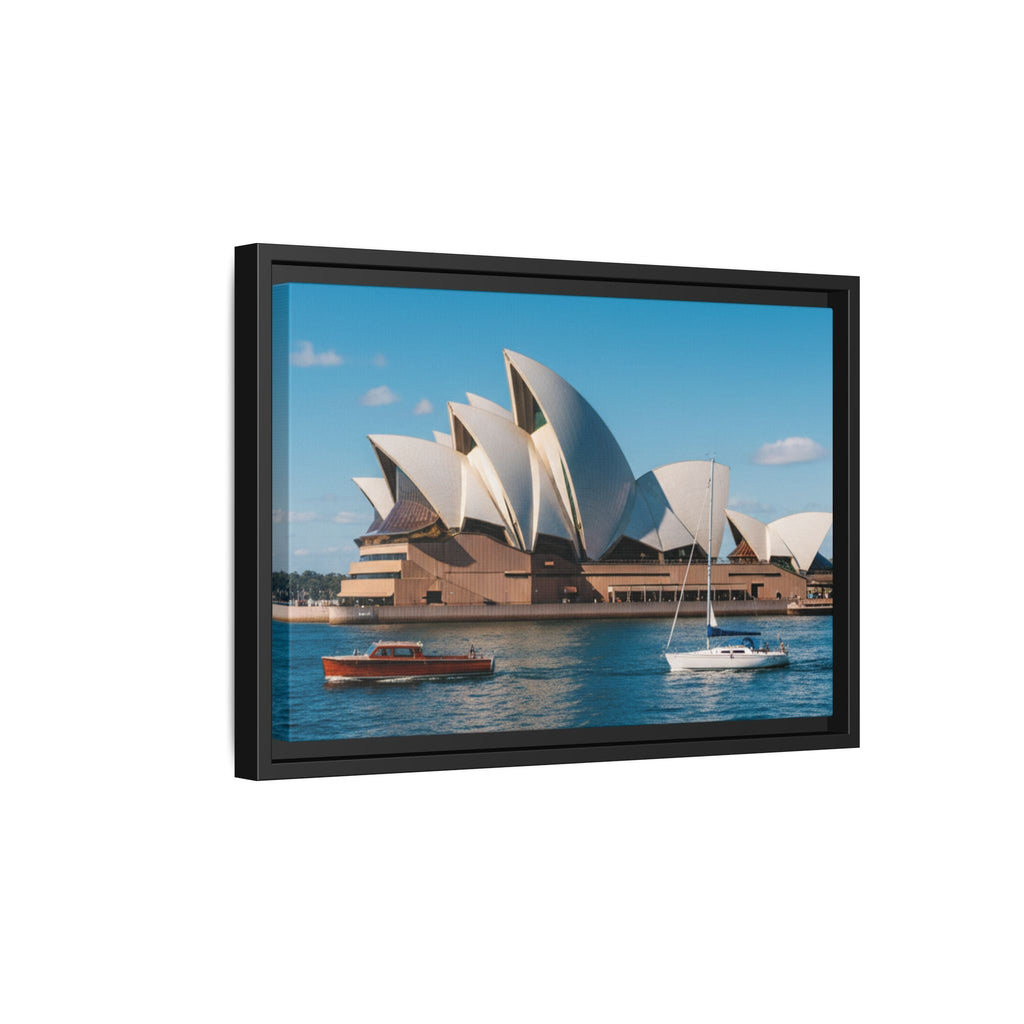 Australia Sydney Opera House Framed Canvas Print — Beautiful Picture