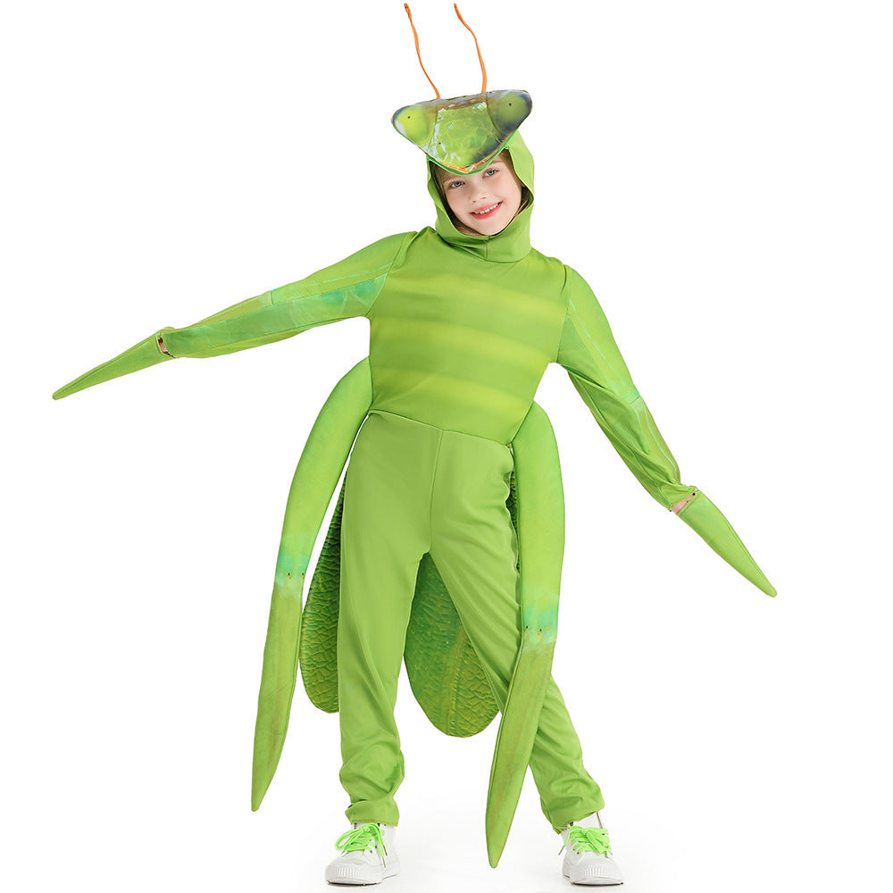 Funny Halloween Kids Animal Role Play Cosplay Costume Mantis Costume