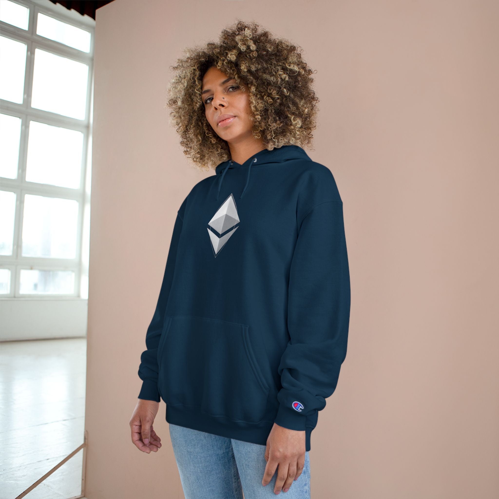 Ethereum Logo Hoodie — Crypto Champion Pullover Very Comfortable