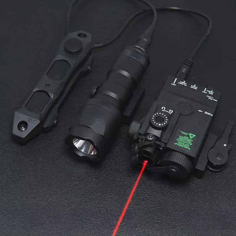 MINI-A2 PEQ15 Laser & Tactical Light - 20MM Picatinny Rail Mount, Red/Green.