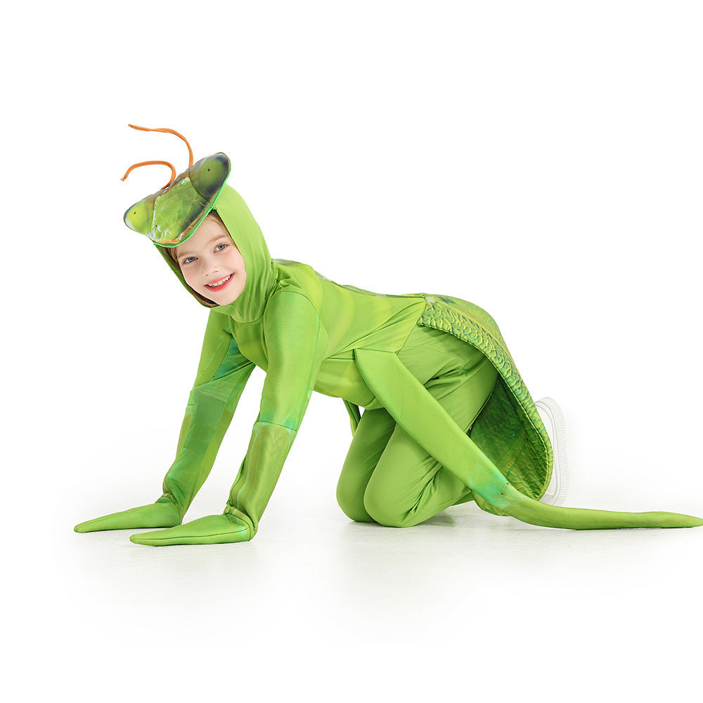 Funny Halloween Kids Animal Role Play Cosplay Costume Mantis Costume