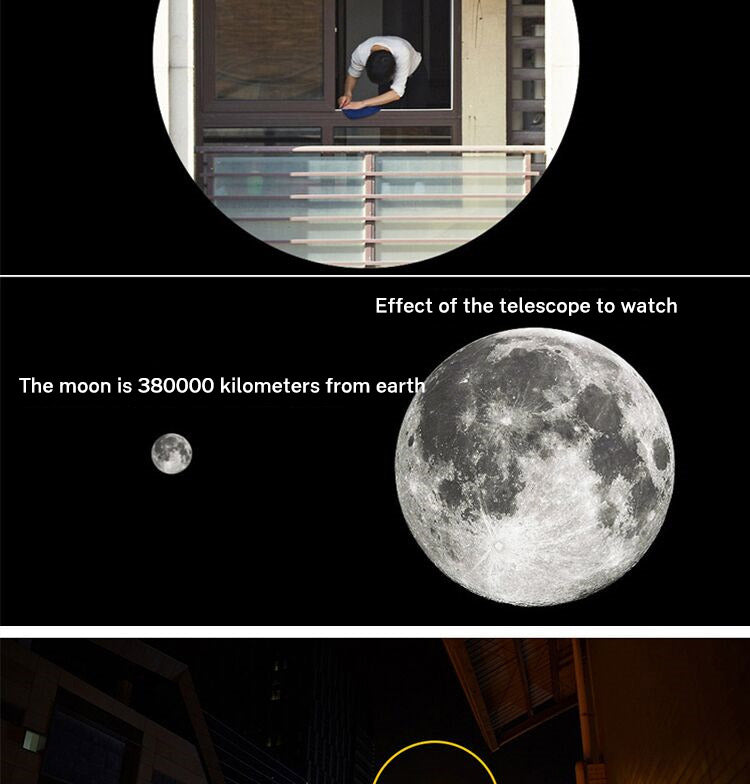 60x60 Telescope High magnification low light night vision red film outdoor