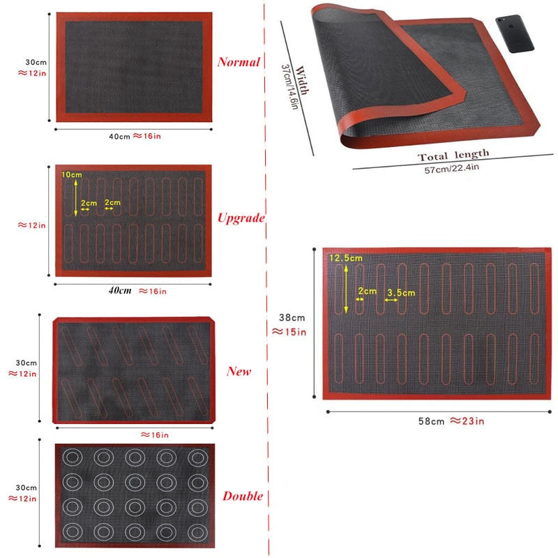 Perforated Silicone Baking Mat Non-Stick Oven Sheet Liner Bakery Tools