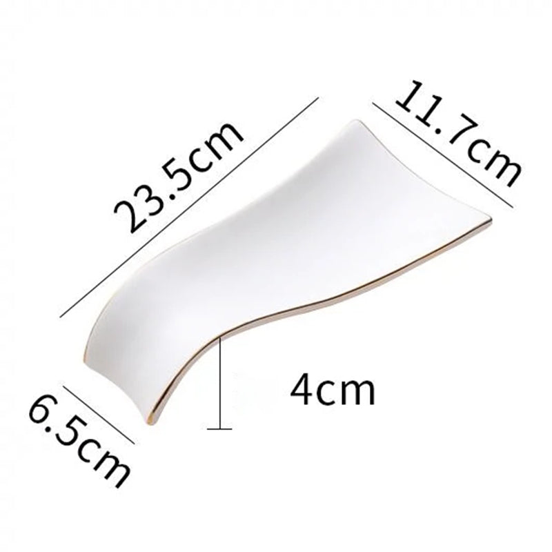 Kitchen Ceramic Soup Ladle Spoon Spatula Rack