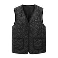 New men's V-neck heated cotton vest, carbon fiber electric vest, USB powered intelligent constant temperature heating suit