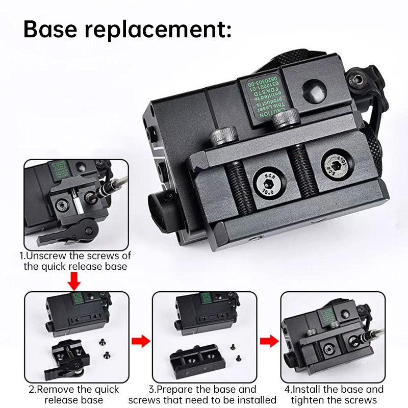 MINI-A2 PEQ15 Laser & Tactical Light - 20MM Picatinny Rail Mount, Red/Green.