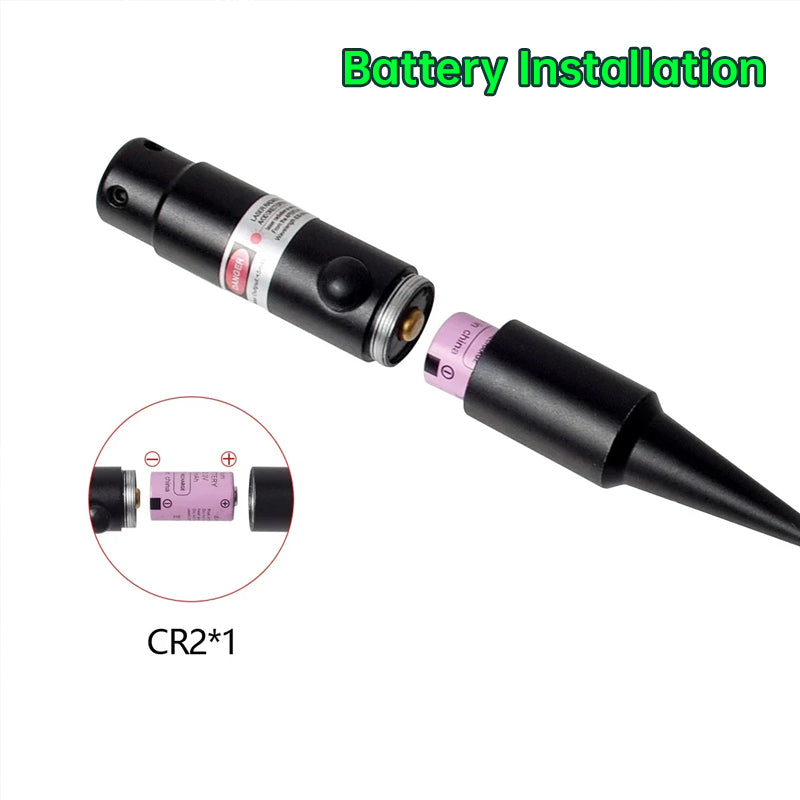 .177-.50 caliber rifle red/green tactical barrel sight kit button-switch laser