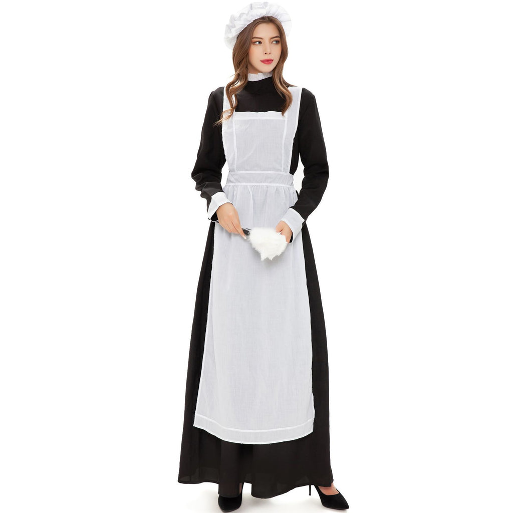 Halloween costume cosplay maid dress